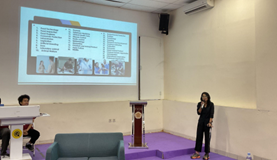 Penyampaian Materi oleh drh. Amanda Yonica Poetri Faradifa (Cr Regina Sekar Nathania) 